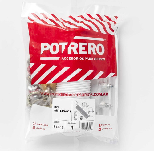 Kit Anti Rayos Para Cerco Electrificado Potrero