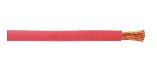 2 Gauge Awg Flex-a-prene Soldadura Bateria Cable Rojo 5