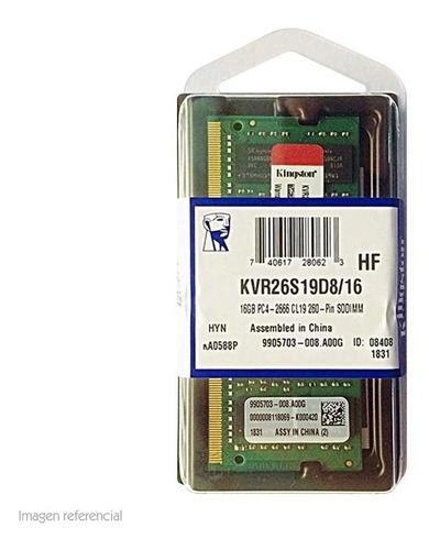 Kingston 16gb Ddr4 2666 Mhz 