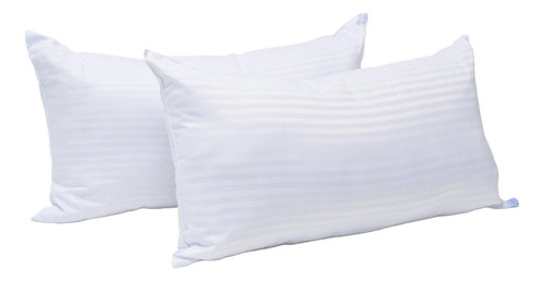 Pack 4 Almohadas Hotelera Ks Microgel Deluxe Color Blanco