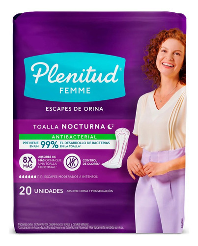 Toallas Plenitud Femme Escapes Moderados A Intensos X20