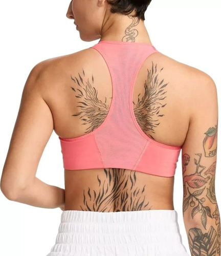 Nike Top Deportivo Victory Dri Fit High Support Talle M Rosa Claro Lisa M (Usado)