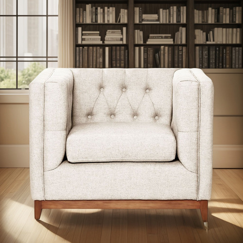 Sofa Roma 1 Cuerpo Lino - Latam Home
