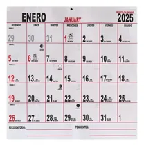 Comprar Revista Calendario 2025 Blanco Mediano, Modelo 2