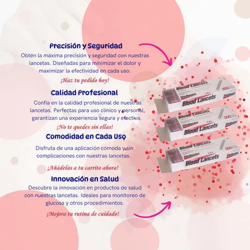 Caja De Lancetas 200 Unidades