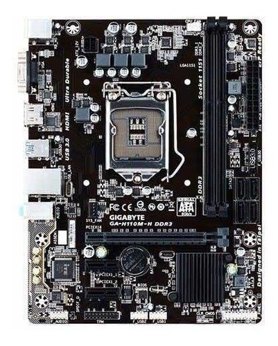 Placa Mãe Ga-h110m Ddr3 (Usado)
