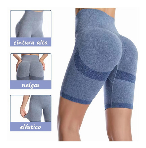 Calzas Leggings Modeladoras Push Up Cintura Alta Deportivo