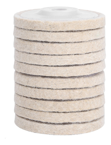 10 discos de pulido, amoladora angular, para pulir lana blanca