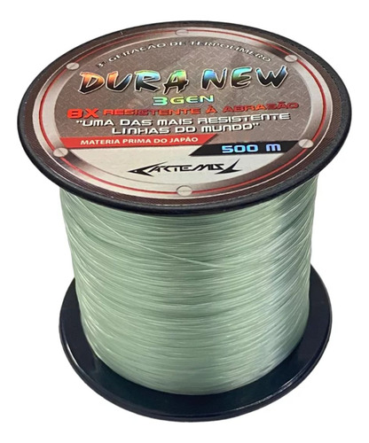 Linha Pesca Artemis Dura New 0,33mm 12,17kg Mono 500m Verde