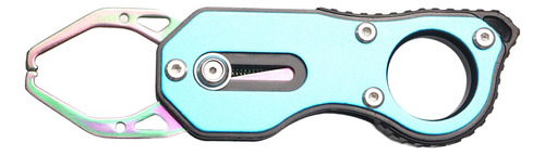 Pinza Para Peces Con Correa De Pesca, Agarre Cómodo, Azul