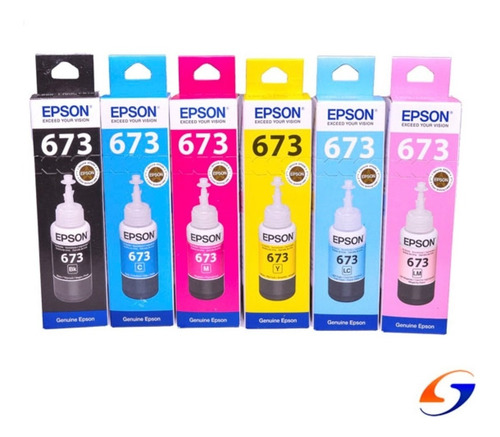 Cartucho Impresora Epson T673 L800 Original Serviciopapelero