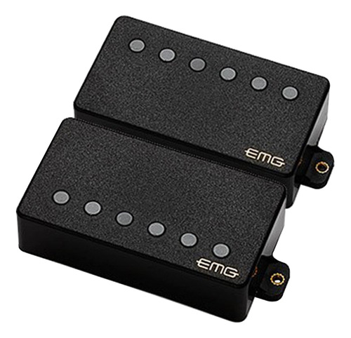 Emg 57/66 Active Alnico V Humbucker, Color Negro