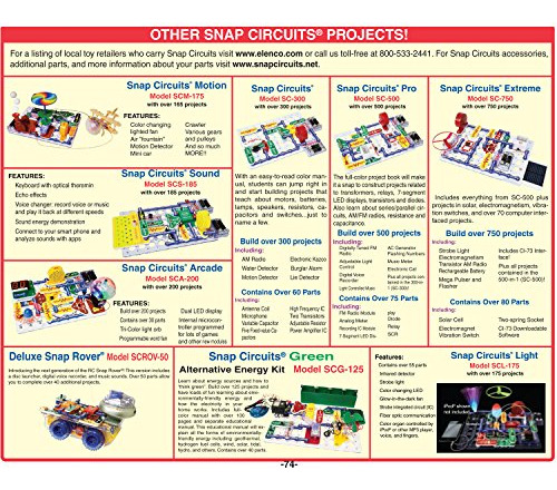 Kit De Exploración Electrónica Snap Circuits Arcade Sca-200