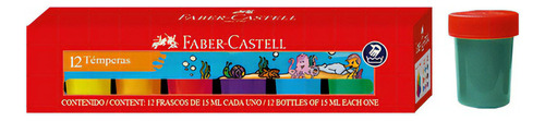 Témpera Estuche X12 Faber-castell 15ml Color Multicolor