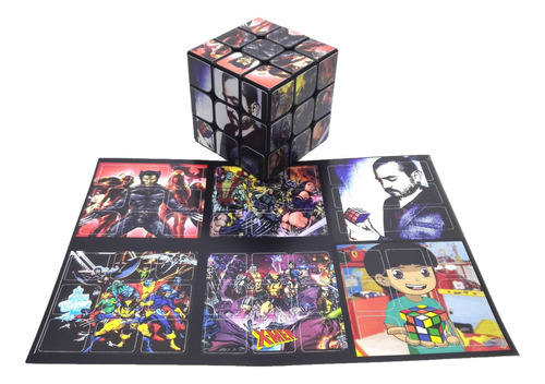 4 Sets De Stickers Personalizados Para Cubo Rubik 3x3