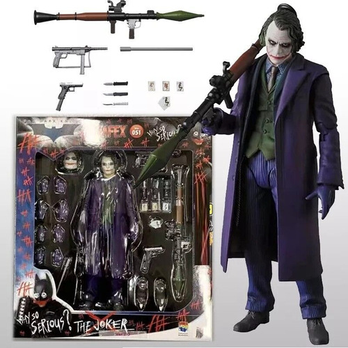 Mafex 051 Batman La Noche Oscura: El Joker Acción Figura Jug