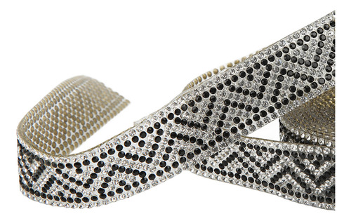 Corrente De Strass Diy Crafts Ribbon, 2 Jardas E 2 Cm De Lar