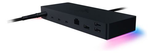 Hub Adaptador Multipuerto Razer Thunderbolt 4 Dock Chroma Color Negro