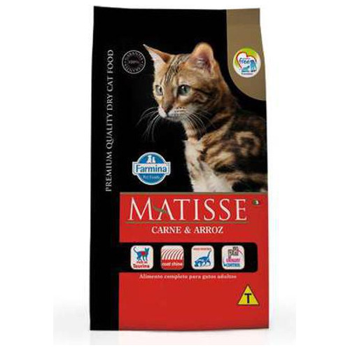 Ração Matisse Carne E Arroz Para Gatos Adultos 2kg