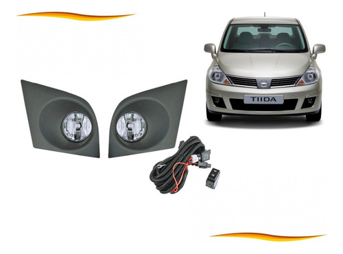 Kit Neblinero Para Nissan Tiida 2009 2014