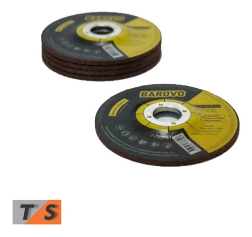 Imagen 2 de 3 de Disco De Desbaste 115 X 4,8 Mm Metal Amoladora 5 Unidades