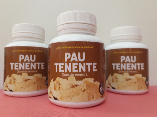 Pau Tenente Amargo Kit 4  Frascos = 240 Cápsulas  Atacado