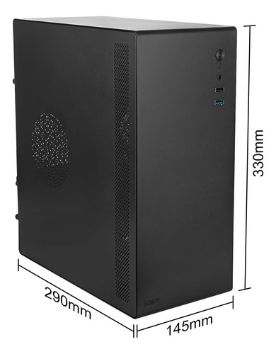 Case Iesooy Micro Atx, Matx Case Mini Pc Itx Desktop Case De