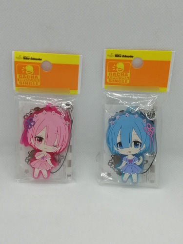 Duo Llaveros Ram Y Rem Re:zero Nuevo Edición Limitada