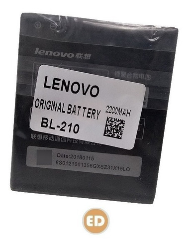 Pila Bateria Lenovo Bl210 Nueva Original