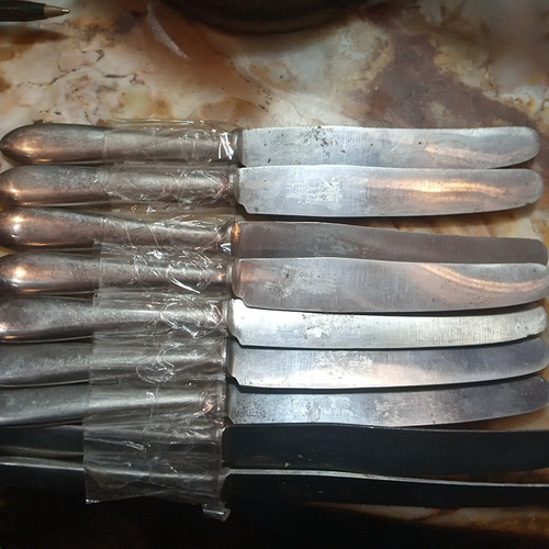Cuchillo Solingen Acero Al Carbon Antiguo Mantequero Paleta (Usado)