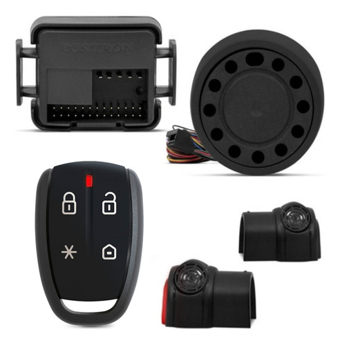 Alarme Positron Keyless Kl360 + Chave Canivete Positron Px80