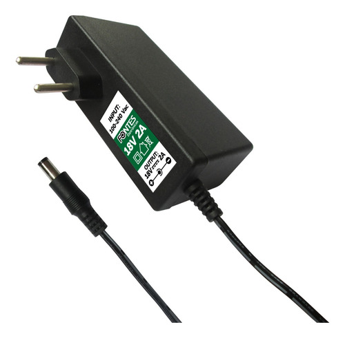 Fonte De Alimentação Chaveada 18v 1a 2a Plug P8