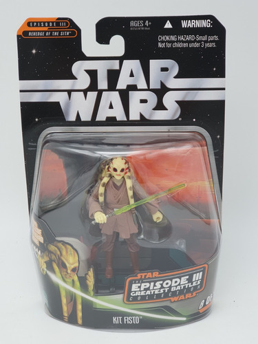 Figura Star Wars Episodio 3 Kit Fisto 8/14