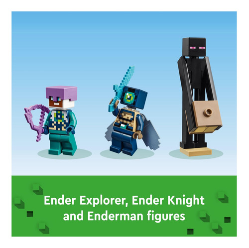 Set De Construcción Lego Minecraft The Ender Dragon Y End Sh