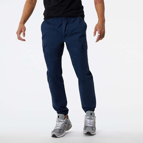 Pantalón Hombre New Balance | Athletics Woven Cargo | Azul