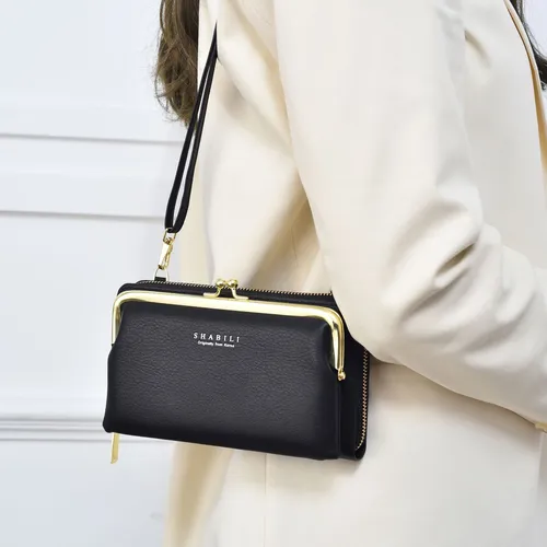 Billetera Tarjetero Monedero Elegante De Mujer Eco Cuero
