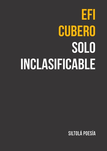 Libro Solo Inclasificable