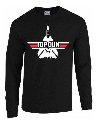 Playera Top Gun,  Cuello Redondo 100% Algodón 02 Ml