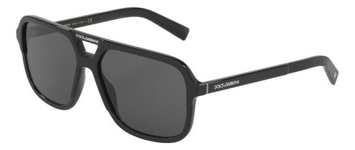 Dolce & Gabbana Dg4354 501/87 Aviator Square Negro Gris