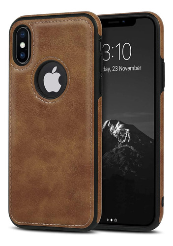 Jaroie Classy Luxury Leather Phone Case Para iPhone X Y Ipho