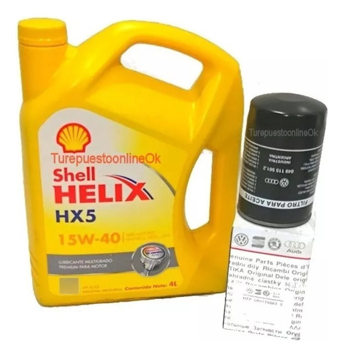 Kit De Aceite Y Filtro Original Vw Gol 1.6 Nafta/polo/senda