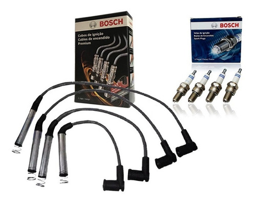 Kit Cabos E Velas Bosch Onix 1.0 Prisma 1.0 2013 Em Diante