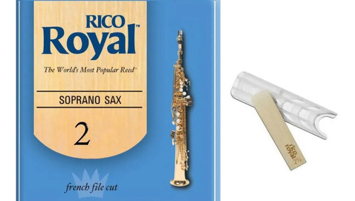 Palheta Rico Royal Sax Soprano 2