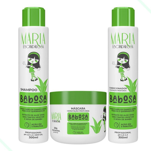 Kit Babosa Home Care 300ml Maria Escandalosa