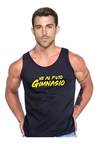 Polera Ve Al Put#  Gimnasio Crosfit Pesas Musculo  Tank Gym