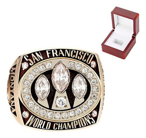 Nfl - Anillos De Campeonato De San Francisco 49ers 1989 1