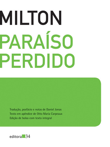 Paraíso perdido (edição de bolso com texto integral), de Milton, John. Editora 34 Ltda., capa mole em português, 2020