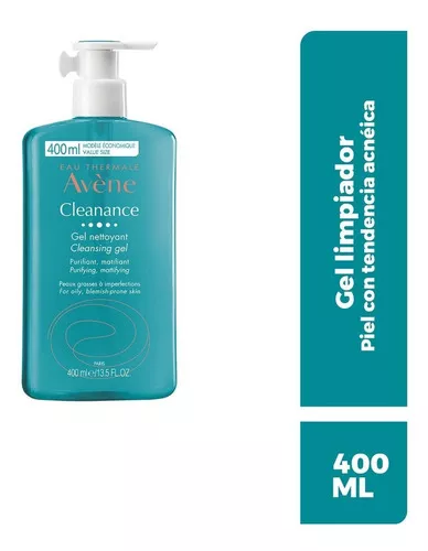 Avène Cleanance Gel de limpeza purificante para pele oleosa 400ml Horário  de aplicação Dia/Noite