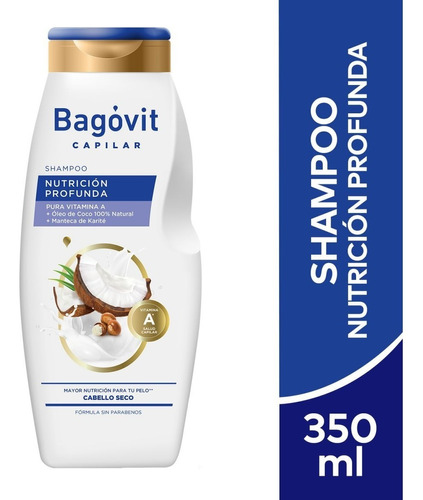 Bagovit Capilar Shampoo Nutricion Profunda X 350 Ml