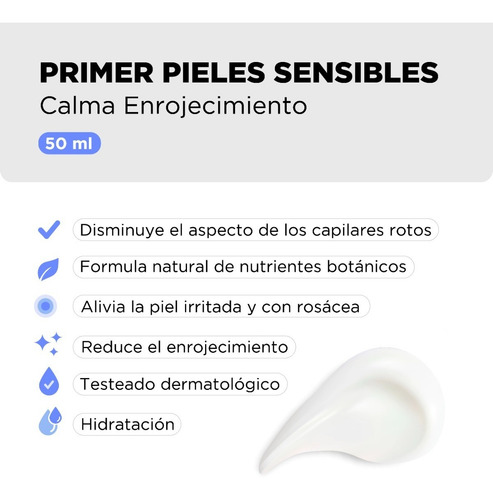 Calma Enrojecimiento | Primer Para Pieles Sensibles